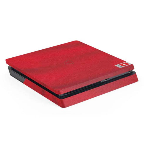 Switzerland Soccer Flag PS4 Slim Skin